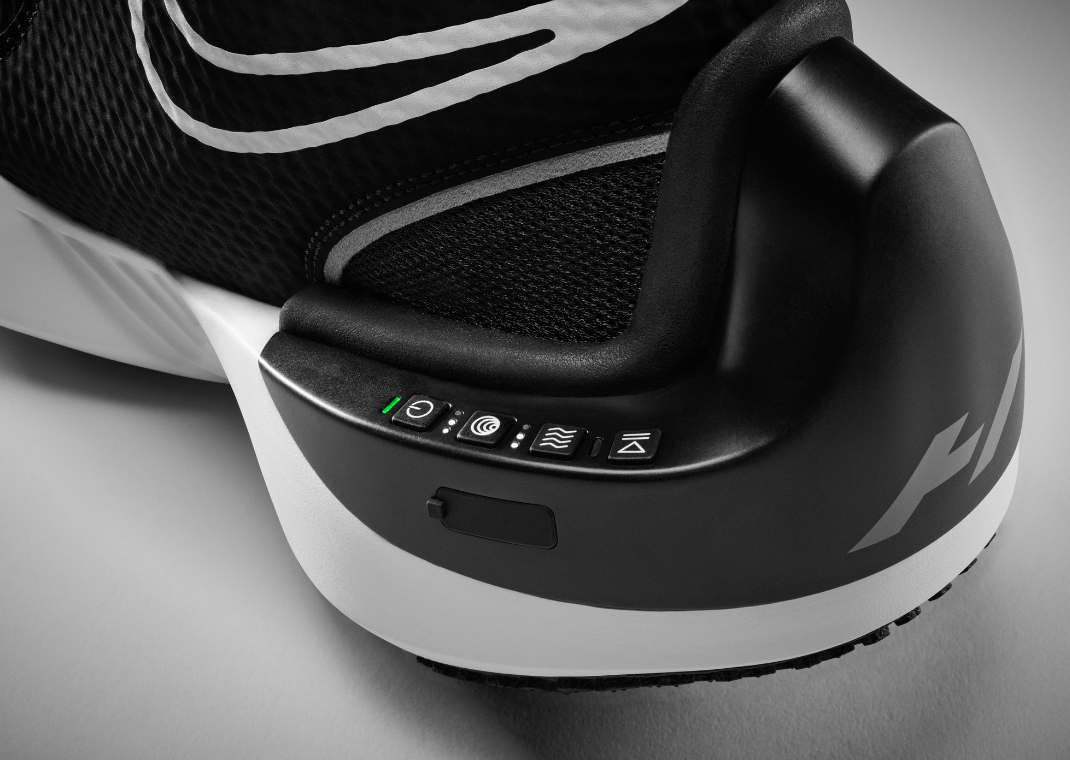 Hyperice x Nike Hyperboot controls