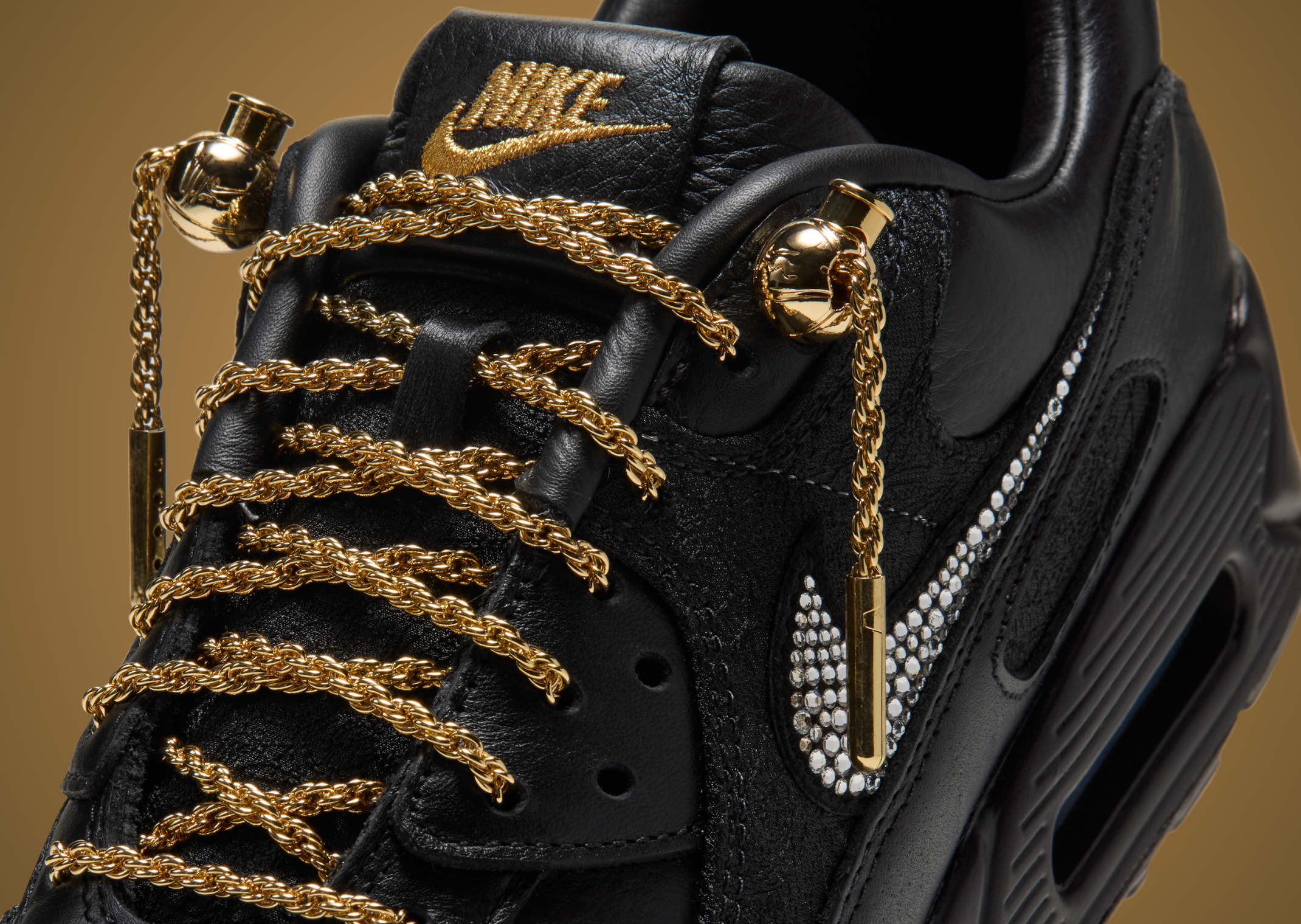Victor Solomon x Nike Air Max 90 Black - Detail
