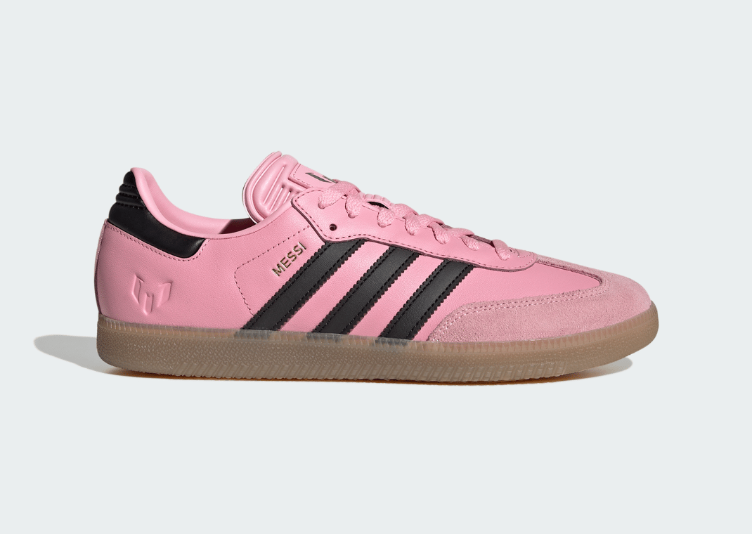 Lionel Messi x adidas Samba Indoor Light Pink