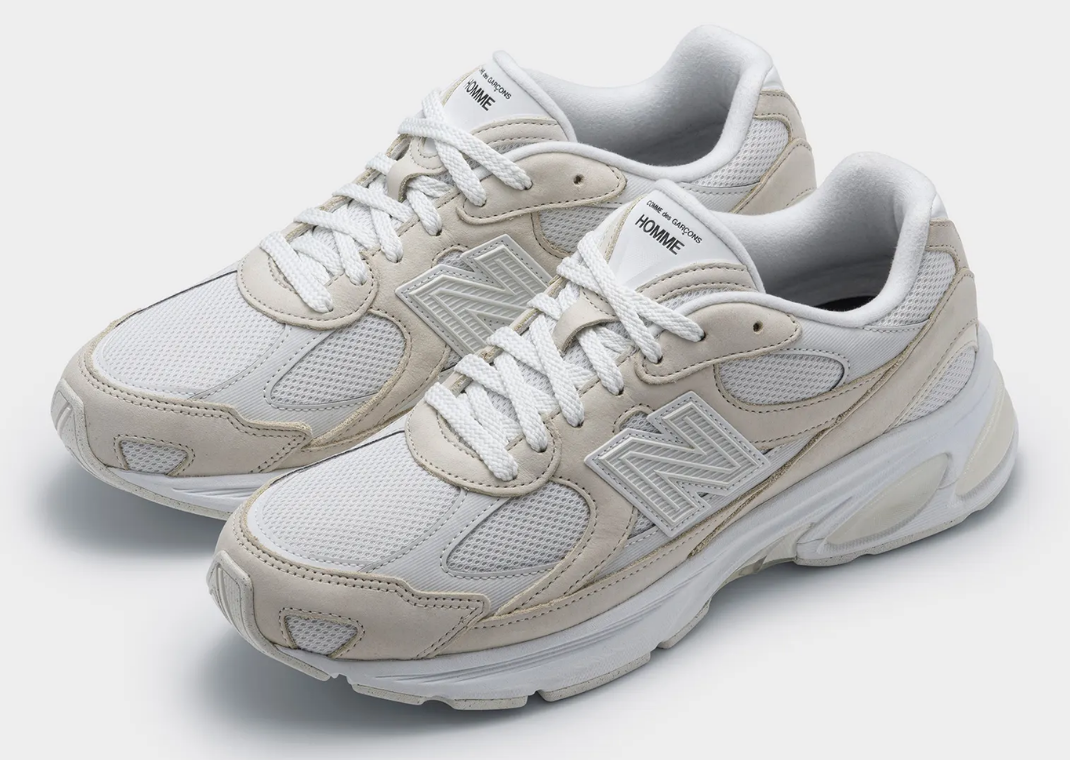 CDG x New Balance ABZORB 2010 White - Angle