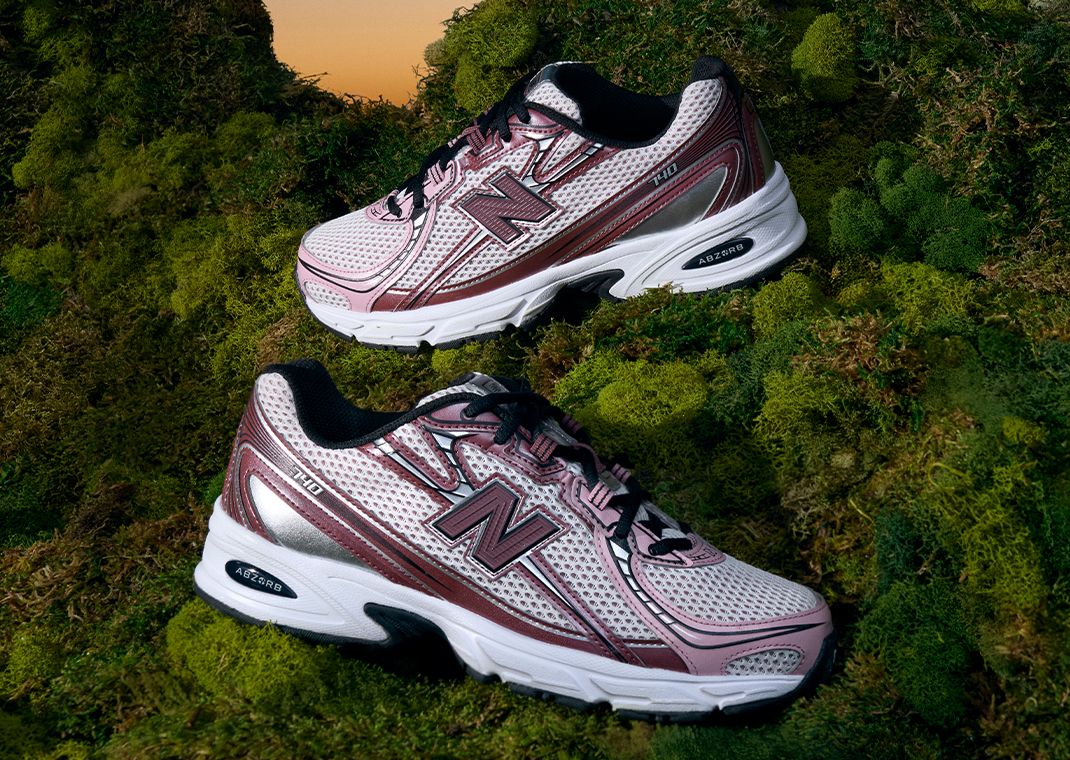 New Balance 740 Washed Burgundy Pink Taffy (W) Angle