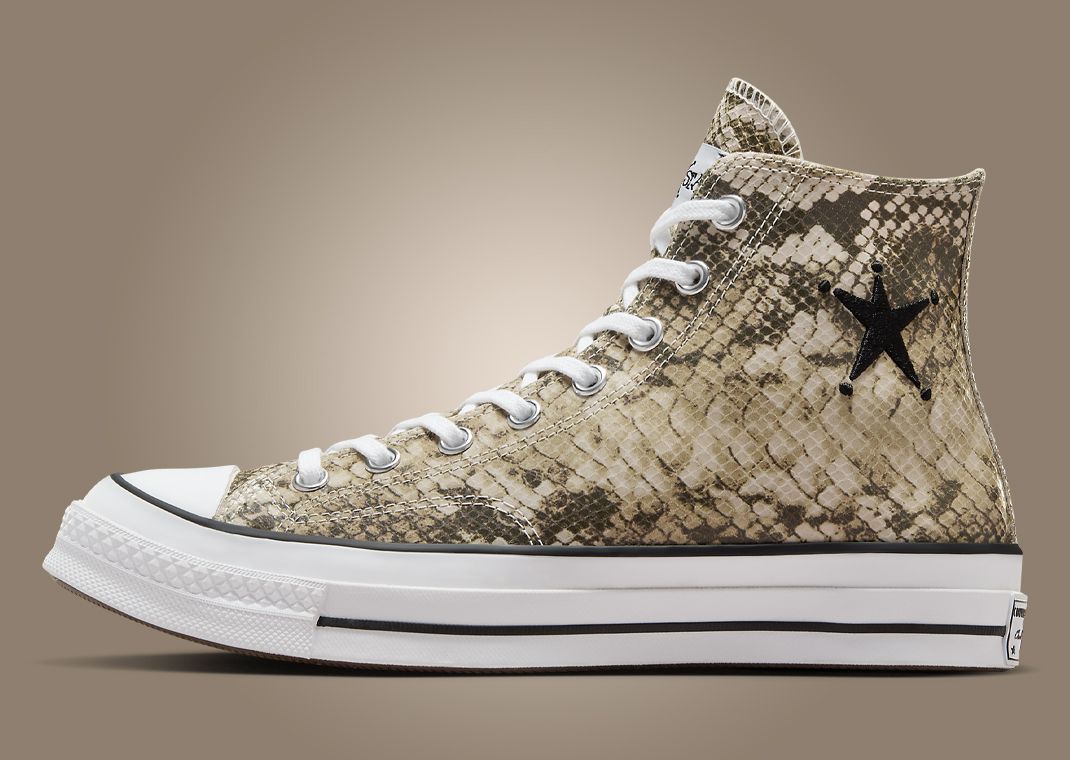 The Stussy x Converse Chuck 70 Snakeskin Releases October 2024