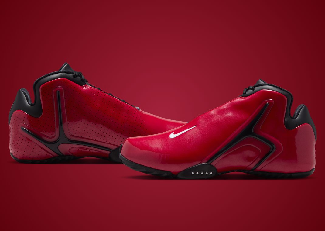 Nike Zoom Hyperflight Varsity Red crossed pair