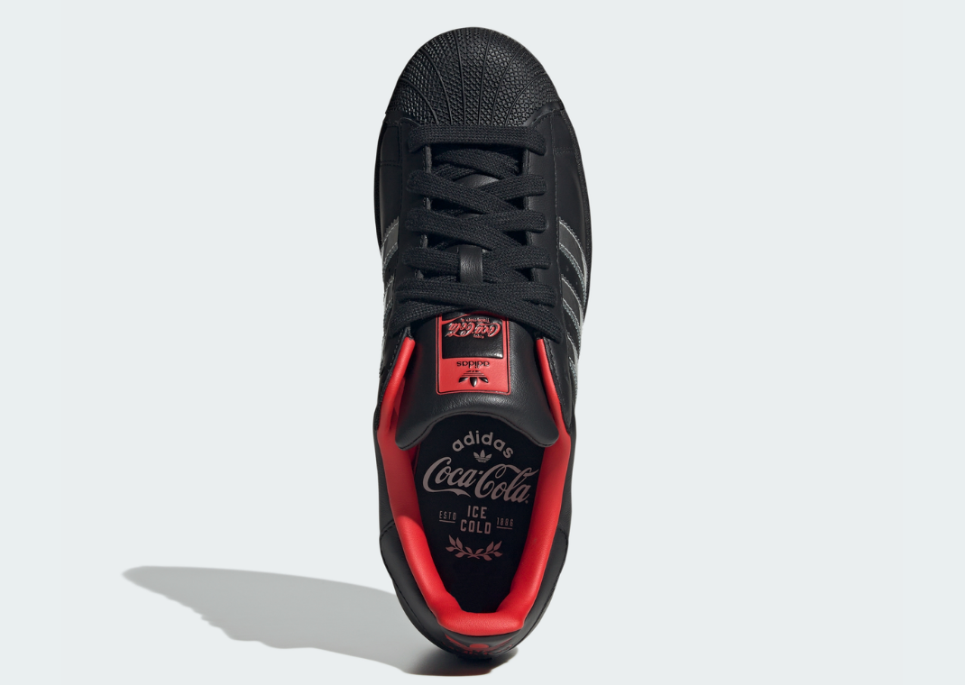Coca-Cola x adidas Superstar Black Top
