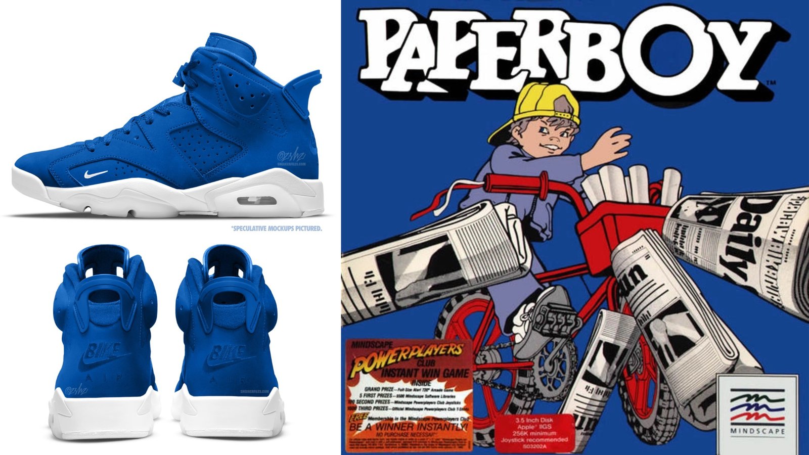 Nigel Sylvester’s Air Jordan 6 Collab is a Tribute to the OG NES Video Game Paperboy