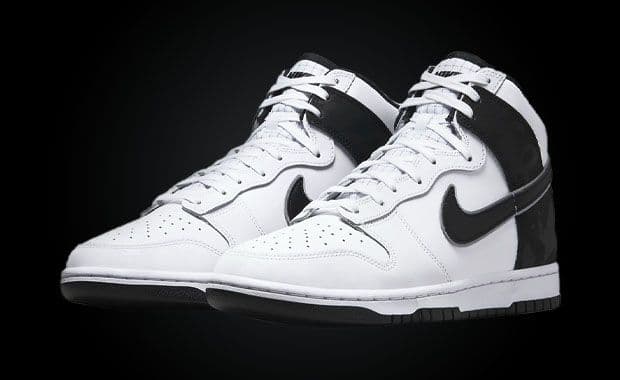This Nike Dunk High Comes With A Grid Pattern Tongue