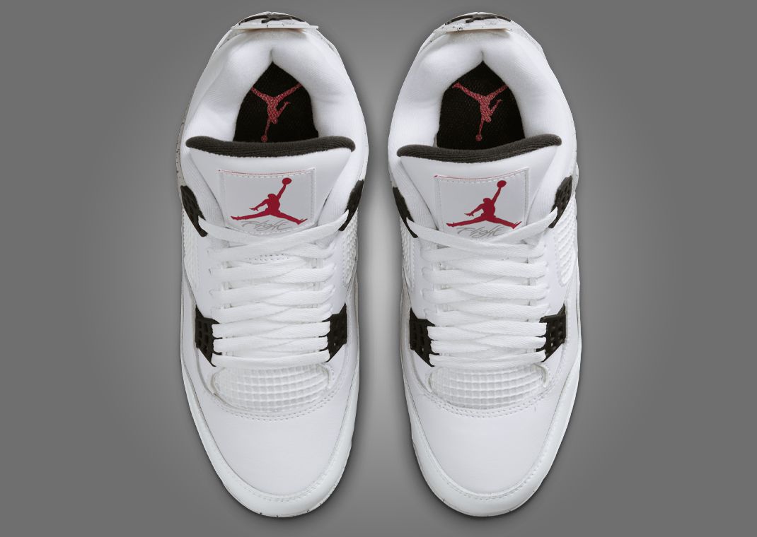 Air Jordan 4 Retro MCS White Cement Top