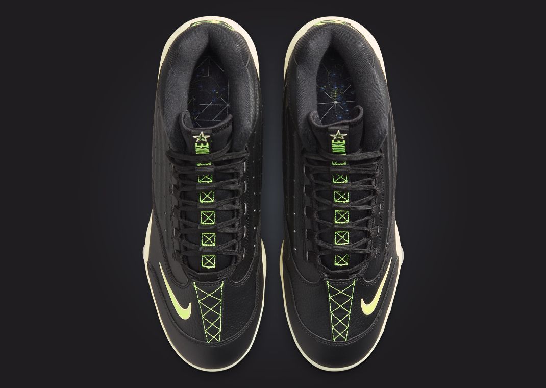 Nike Griffey 2 MCS Cleat Black Volt Top