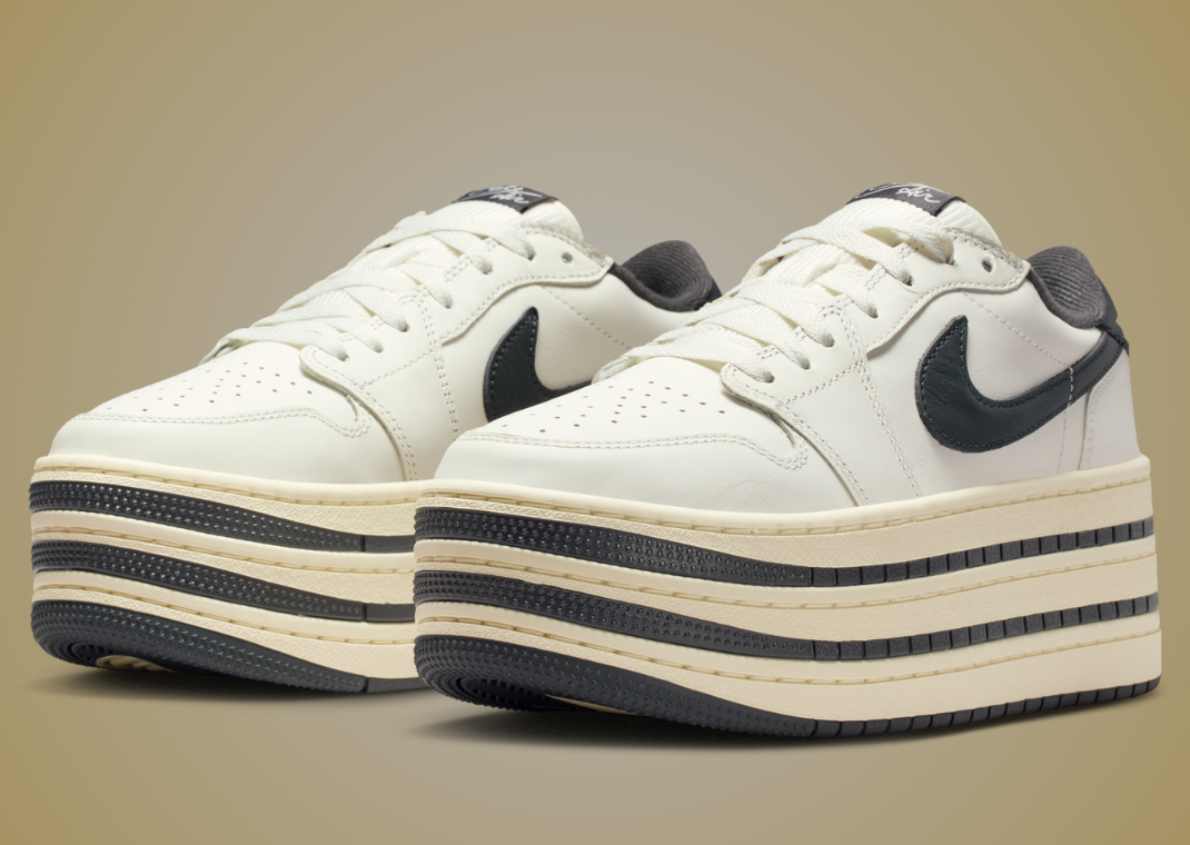 Air Jordan 1 Low Triple Stack Sail (W) - Angle