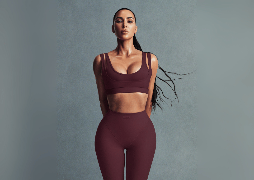 Kim Kardashian in NikeSKIMS