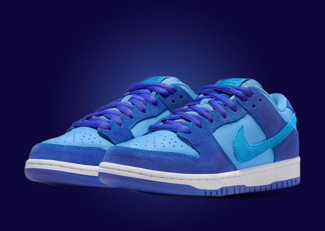 Official Look At The Nike SB Dunk Low Blue Raspberry display picture 1