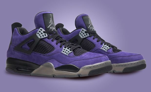travis scott jordan 4 retro purple