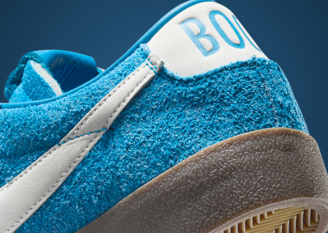 Devin Booker x Chevrolet x Nike Blazer Low Surf Blue Heel Detail