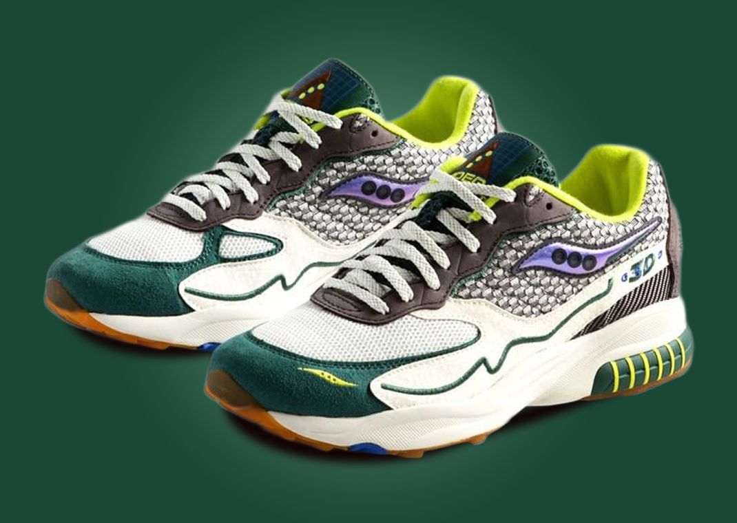 Bodega x Saucony 3D Grid Hurricane