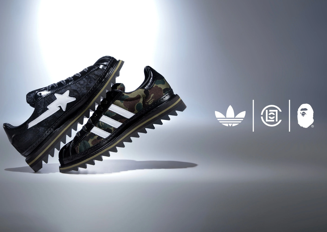 CLOT x BAPE x adidas Superstar