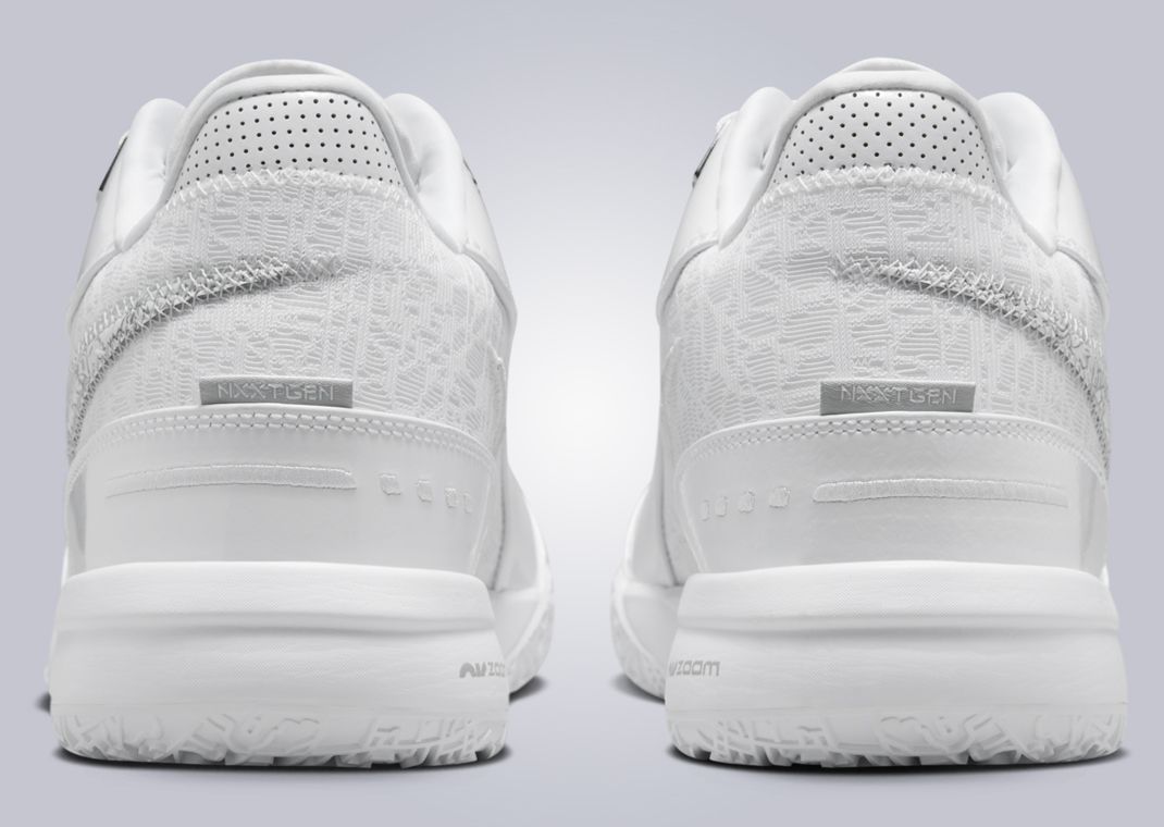 Nike LeBron NXXT Gen AMPD White Metallic Silver Back
