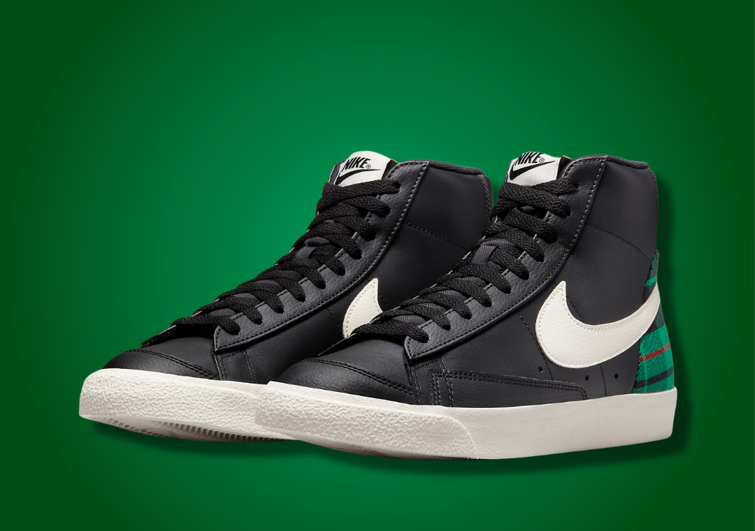 Nike Blazer Mid Tartan Black