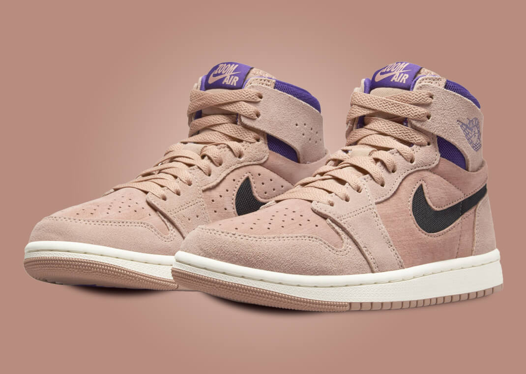 The Air Jordan 1 High Zoom CMFT 2 Sanddrift Cave Purple