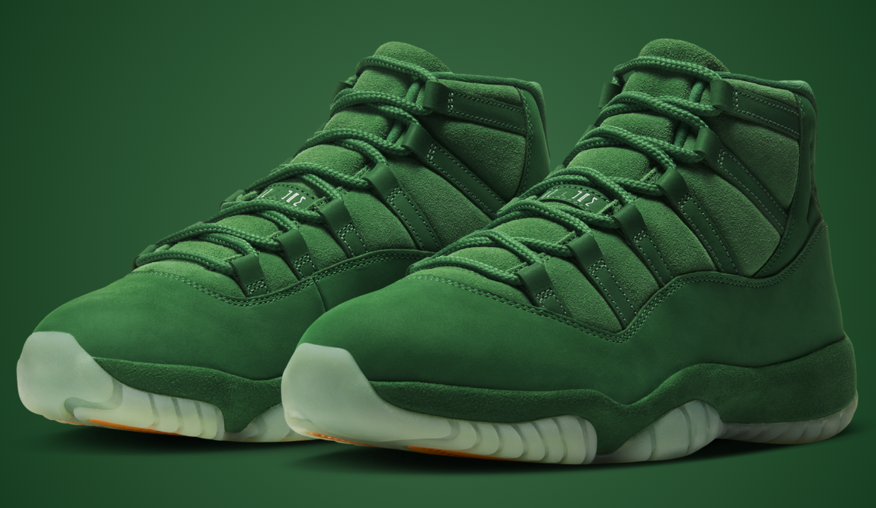 Check Out New Images of the 30th Anniversary Space Jam Green Screen Air Jordan 11