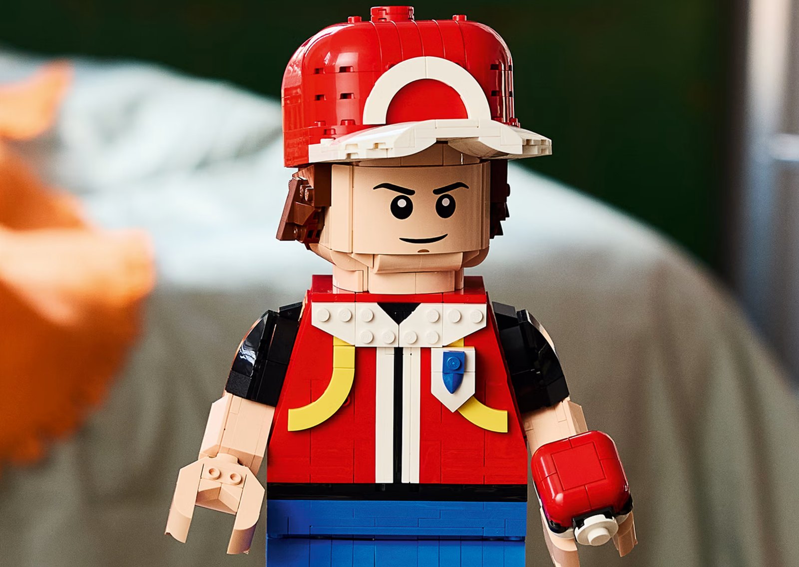 LEGO x Pokémon Trainer Red Upscaled Minifigure