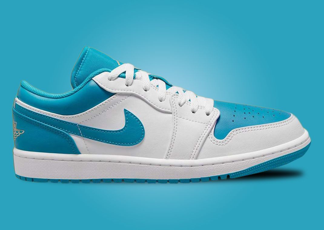 Air Jordan 1 Low White Aquatone