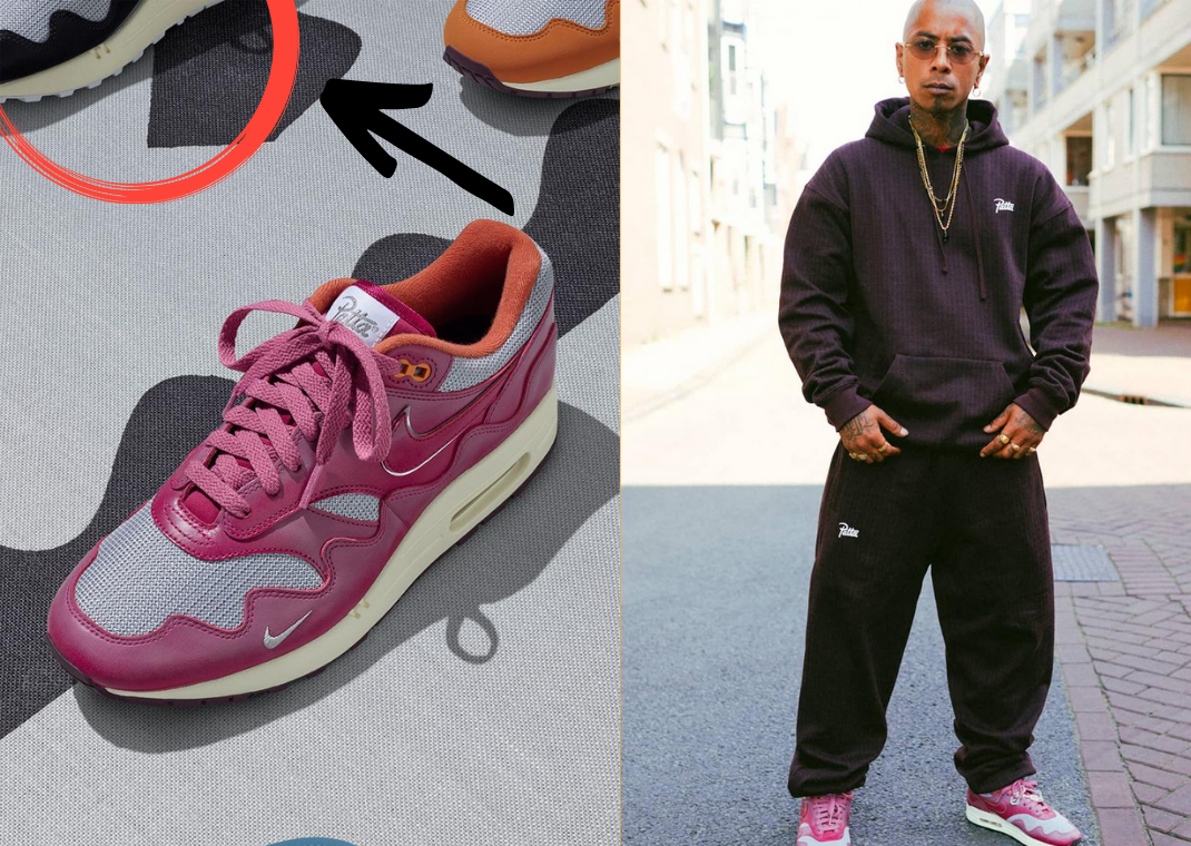 Patta teasing a potential black Air Max 1 collaboration 