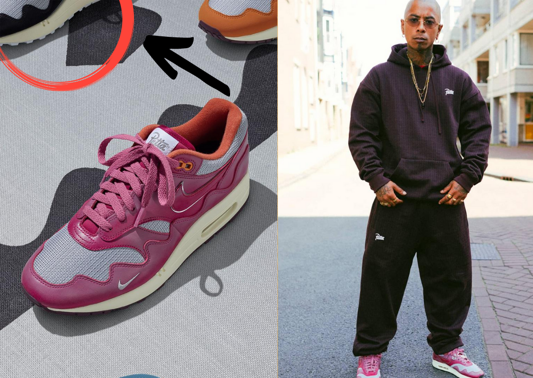 Patta teasing a potential black Air Max 1 collaboration