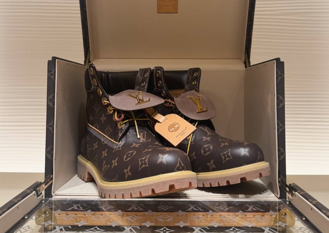 18K Gold Louis Vuitton x Timberland by Pharrell Williams