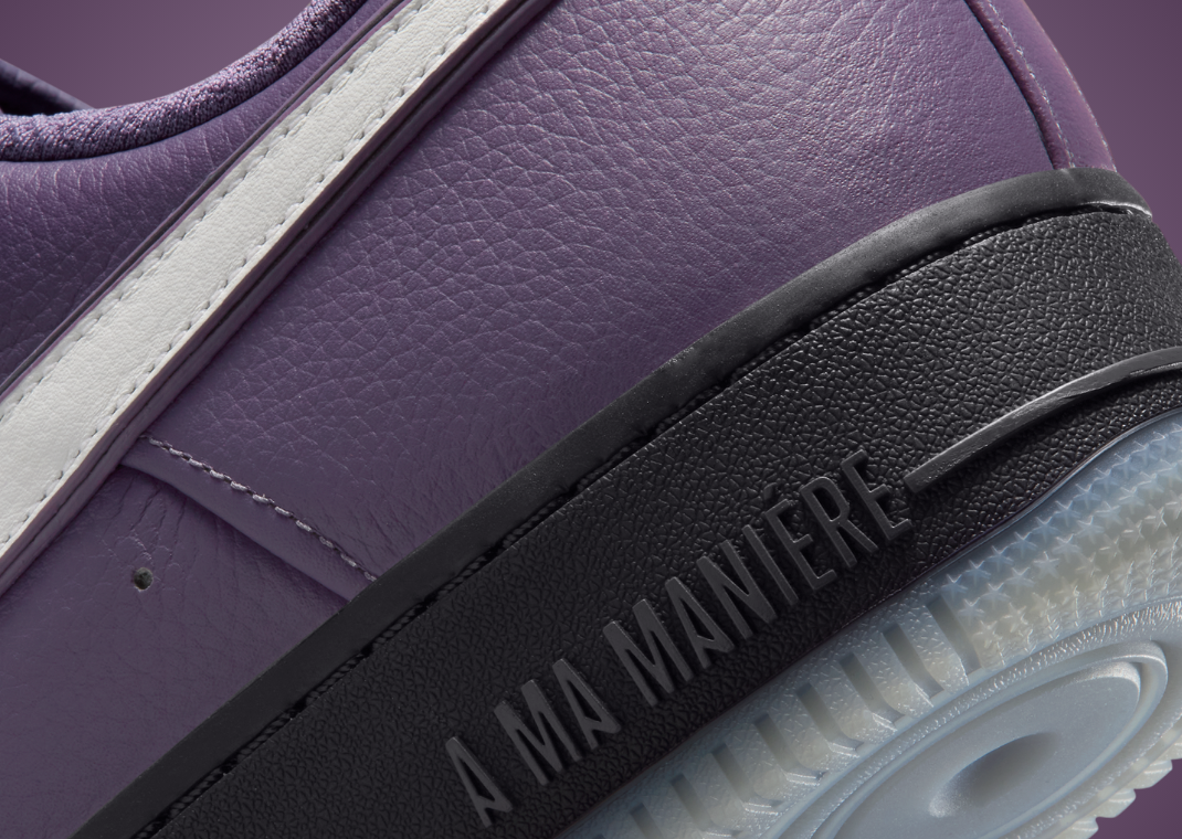 A Ma Maniere x Nike Air Force 1 WYWS Canyon Purple Detail