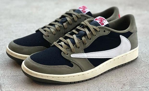 Travis Scott x Air Jordan 1 Retro Low OG Black Olive