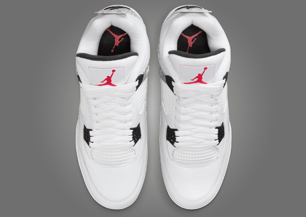 Air Jordan 4 Retro MCS White Cement Top