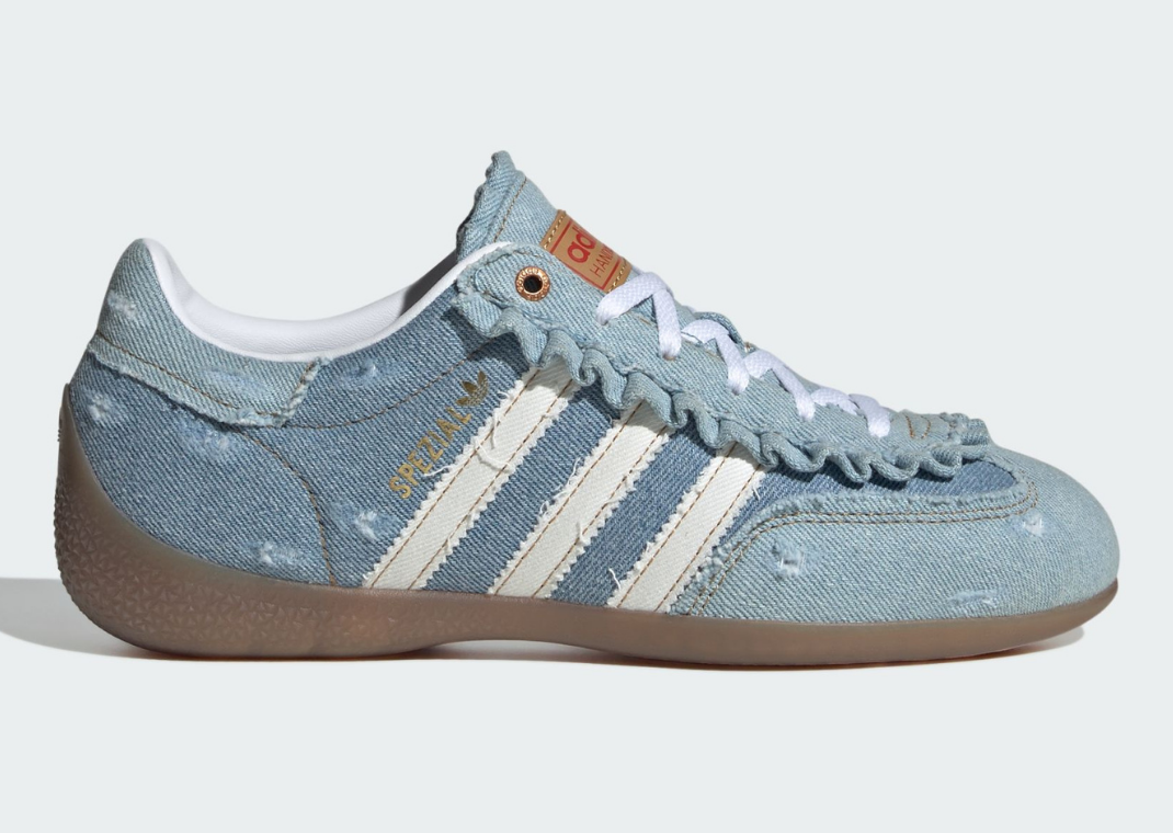 atmos Pink x adidas Handball Spezial Lo Pro Denim - Lateral