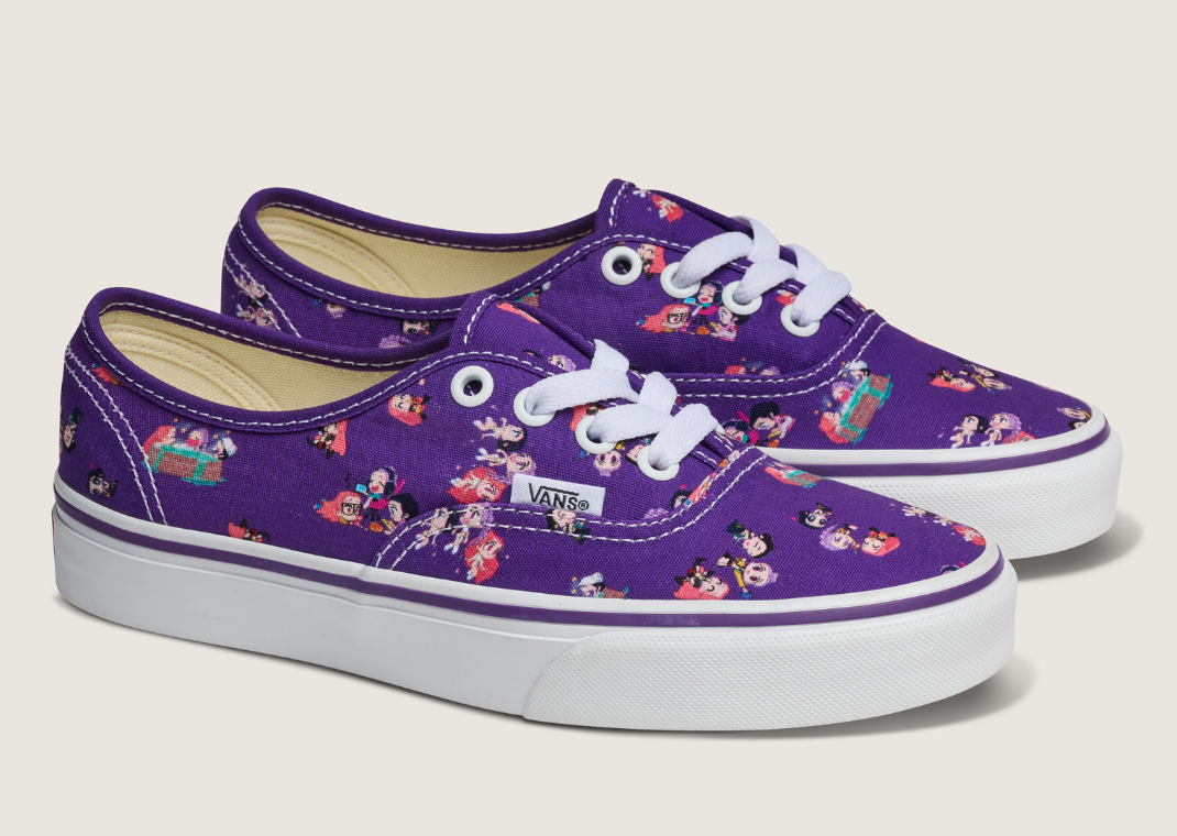 K-Pop Demon Hunters x Vans Authentic Purple (GS) - Angle