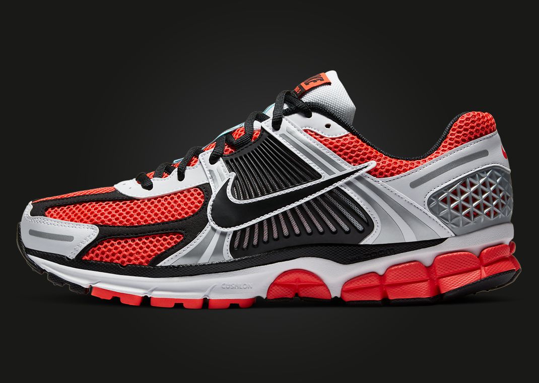 Nike Zoom Vomero 5 Bright Crimson Black Lateral
