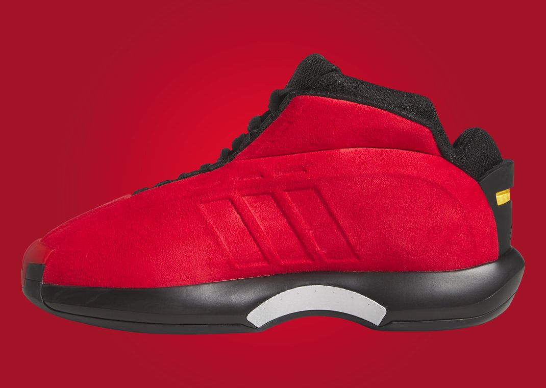 adidas Crazy 1 Red Suede Medial