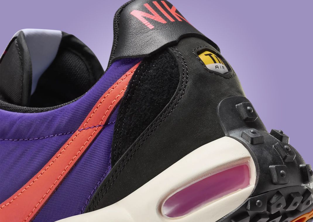 Nike Air Max Waffle SP Voltage Purple Heel Detail