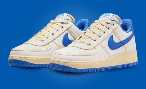 Nike Nods To Its Roots With The Air Force 1 Low Athletic Company Sail Royal