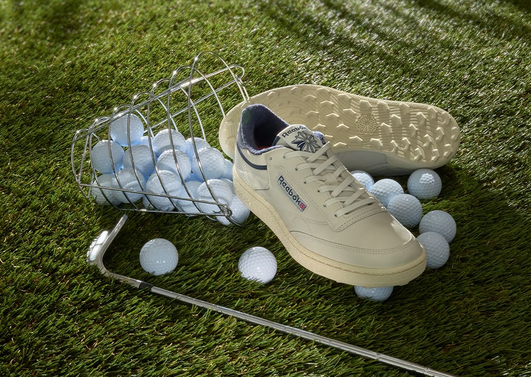 Reebok Club C Golf White Navy Angle