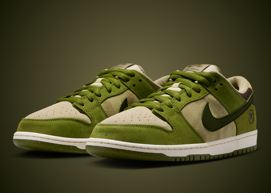 Yuto Horigome's Nike SB Dunk Low Asparagus Releases Spring 2025 Yuto Horigome's Nike SB Dunk Low Asparagus Releases Spring 2025