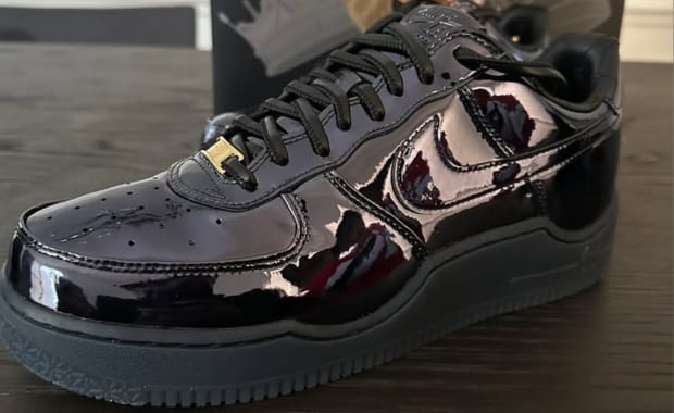 Nike Crafts a Crown-Shaped Midsole for Patent Leather LeBron James Air Force 1 