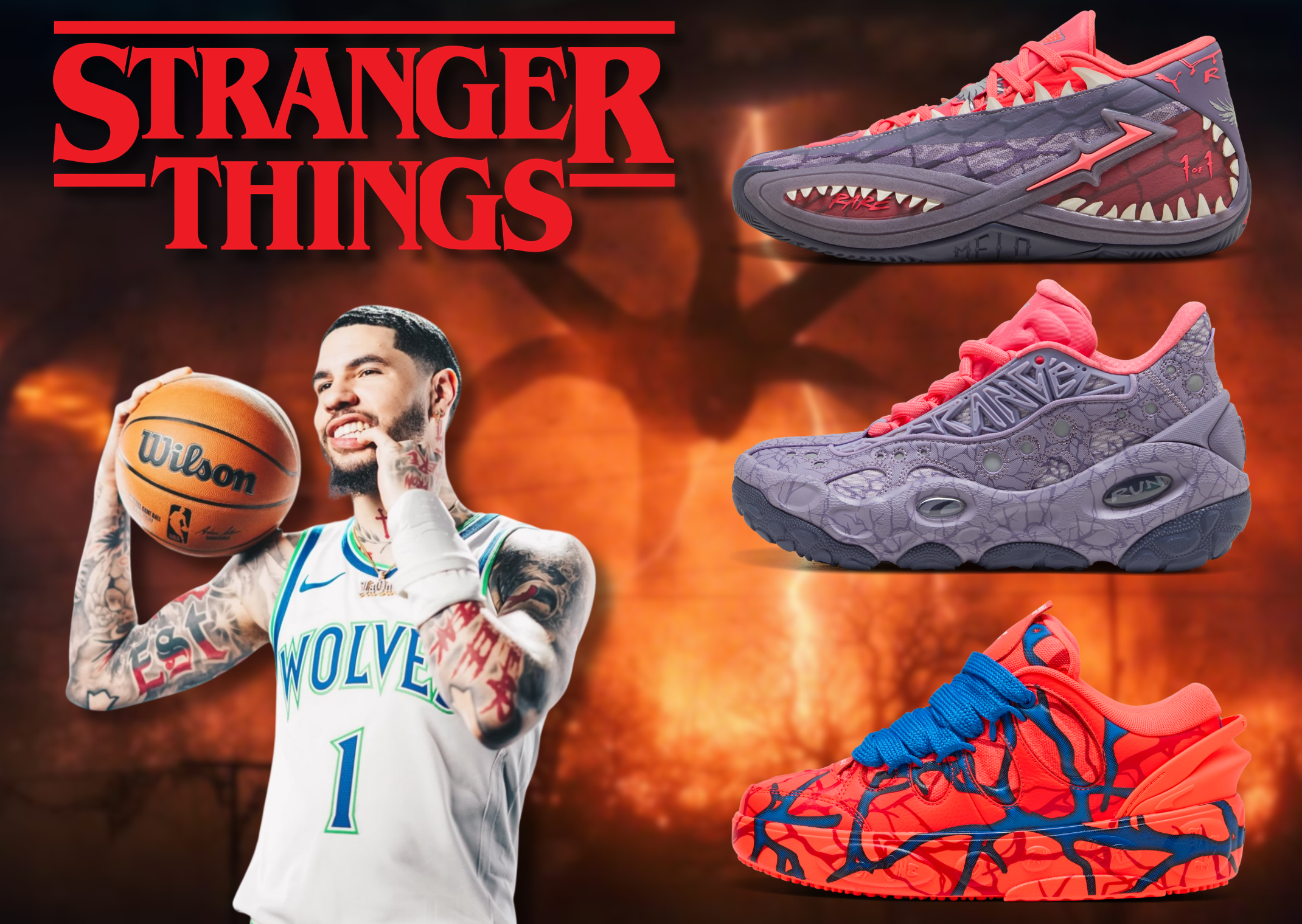 Puma LaMelo Ball Stranger Things Collection