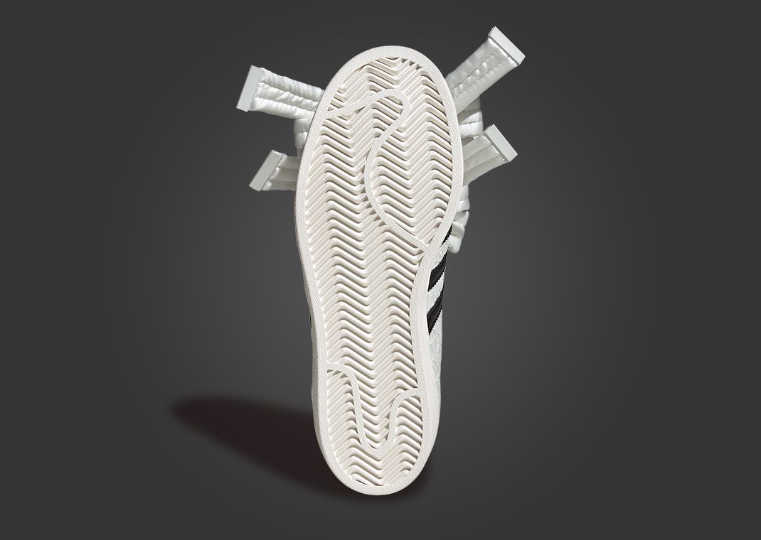 Caroline Hu x adidas Superstar Core White Core Black (W) Outsole