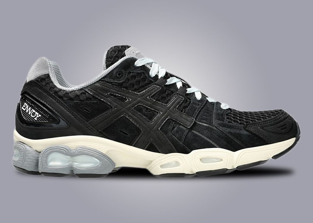The Ennoy Professional x Asics Gel-Nimbus 9 Black Lateral Right