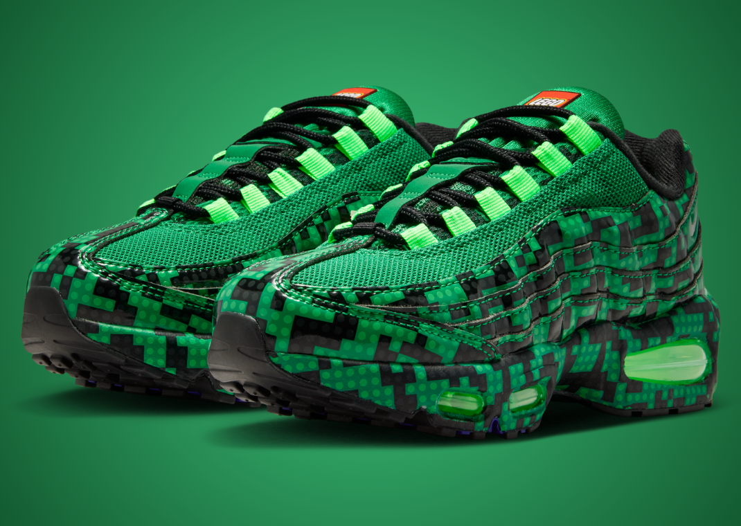 LEGO x Nike Air Max 95 Lucky Green (GS) - Angle