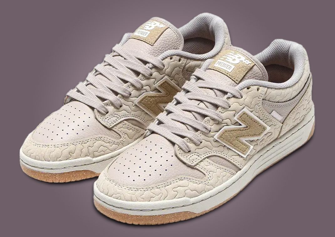 Premier x New Balance Numeric 480 Morel Mushroom Angle
