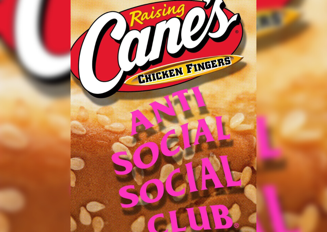 Anti Social Social Club x Raising Canes (image via