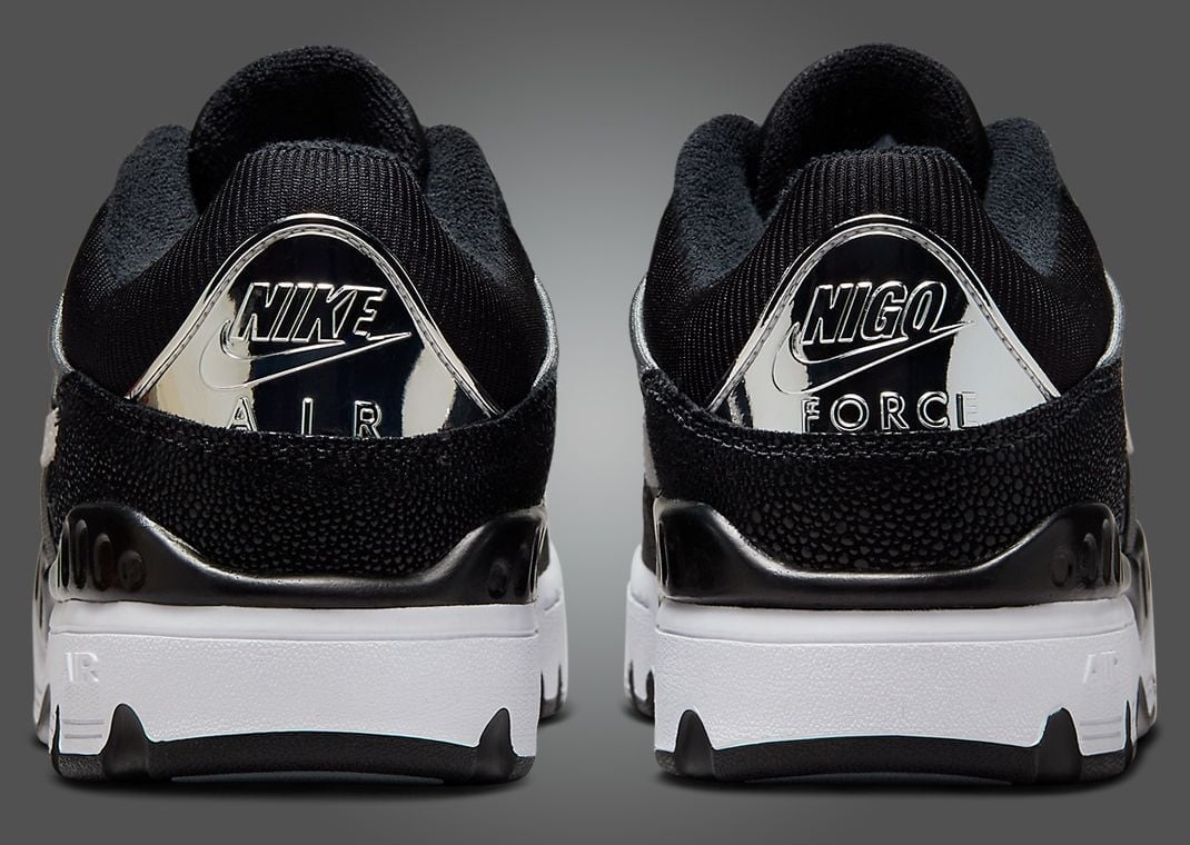 NIGO x Nike Air Force 3 Black Croc