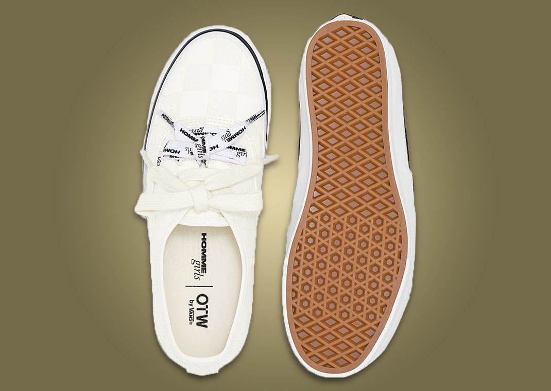HommeGirls x OTW by Vans Authentic 44 White Grey Top & Outsole