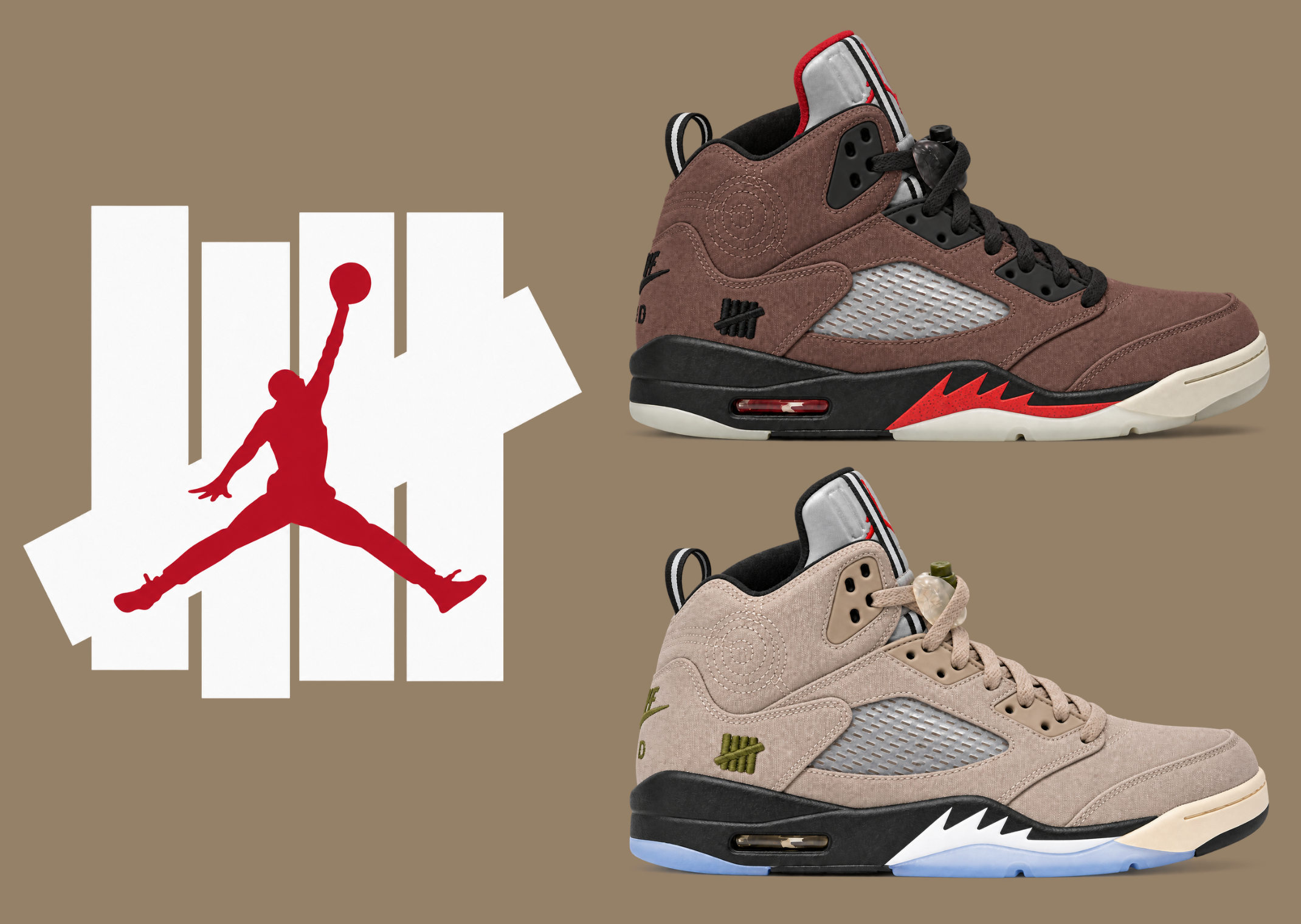 Undefeated Air Jordan 5 Mock-Up