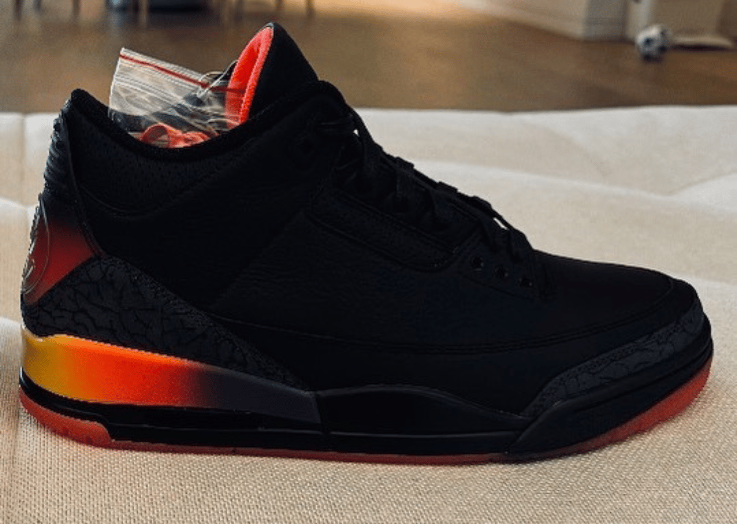 J. Balvin x Air Jordan 3 Retro SP Rio Lateral
